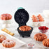 Cake Maker, Mini Donut Maker, Waffle Maker, Non-stick Surface, Double-sided Heating, Azure