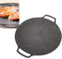 Teppanyaki Frying Pan, Stove Cookware Griddles Top Korean BBQ Plate Barbecue Grill Nonstick Circular High Thermal Conductivity Pan for Home Outdoor (Universal Type 30cm)