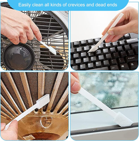 Disposable Crevice Cleaning Brushes, Toilet Bowl Brushes for Detail Cleaning (42 PCS)