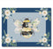 CounterArt Beautiful Bee 3mm Tempered Glass Cutting Board, 10” x 8”, Dishwasher Safe, USA Made