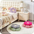 14.9" Kcvvcr Flower Throw Pillow, Soft White Shaped Floor Pillow for Home Decor, Cute Aesthetic Plush Decorative