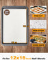 SMARTAKE 200 Pcs Parchment Paper Baking Sheets, 12x16 Inch Non-Stick Precut for Baking, Grilling, and More