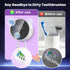 Toothbrush Holder and Cleaner Razor Holder and Dryer Auto Open/Close Cover Rechargeable Wall-Mounted Suitable for Most