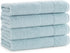 Aston & Arden Aegean Terry Solid Hand Towels, Pack of 4, 100%