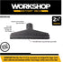 WS25014A 2-1/2-inch WORKSHOP Wet/Dry Vacs Shop Vacuum Accessories Floor Brush Attachment for Wet Dry Vacuum Cleaners