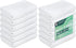 12 Pack White 100% Cotton Bath Towels, 20x40 Inches, Lightweight, Quick Drying,