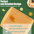 Kitchen,14.5x11.5" Homaxy Large Bamboo Cutting Boards for Wood L Cutting Board with Juice Groove, Wooden Butcher Block