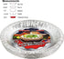 PACTOGO Aluminum Foil Pie Pan, Disposable Baking Tin Plates, 9-5/8 Inches, Pack of 12
