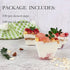 Hiasobre 100 Pack 2 oz Mini Dessert Cups with Spoons, Square Clear Plastic Appetizer Cups, Reusable Parfait Cups, Small
