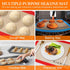 Silicone Baking Mats Small Quarter Sheet, BPA Free Cooking Essentials, Baking Sheets for Oven Cookies & Pizza