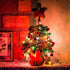 33ft 100 8 3AA ASENEK Christmas Light, LED Outdoor String Light with Timer & Modes, Battery Operated Waterproof String