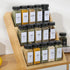 GMAMXD 36 Set, 4oz 492 1 Glass Spice Jars with Labels, Spice Jar Spice Containers, Seasoning Containers with Black
