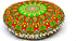 CRAFT KALA 22" Round Mandala Comfort Meditation Floor Pillow Cover, Large Pillows