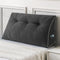 Sasttie Headboard Pillow Twin/Twin XL, Wedge Pillow Headboard for Dorm, Triangular Daybed