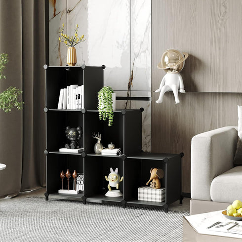6 Closet AWTATOS Cube Storage Organizer, Storage Cubes Shelves Bookshelf, Cube Organizers and Storage, DIY Stackable