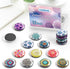 FINDMAG 12 Pcs Cute Glass Fridge Magnets, Strong Heavy Duty Refrigerator Magnets for Kitchen, Office, Home