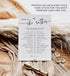 50 50 Would She Rather Bridal Shower Game Cards, Baby Shower Games, Guests, Minimalist White