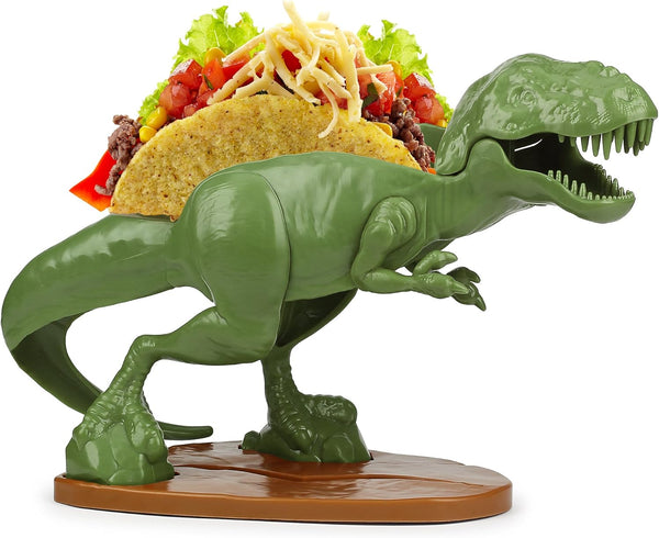 Funwares Original Tacosaurus Dinosaur Taco Holder, Fun Practical Gift, Holds 2 Tacos