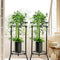 THKFUL 2Pack Plant Stand Indoor Outdoor,20.3" Heavy Duty Metal Pot Plants Stands for