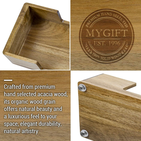 Countertop MyGift Trifold Paper Towels, Modern Metal Wire Bathroom Paper Hand Towel Holder in Brass Tone Finish, Guest