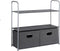 Amazon Basics Freestanding Closet Organizer with Fabric Bins, Drawers and 3 Shelves,