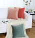 Jeneoo Comfy Soft Thick Velvet Throw Pillow Covers, 2 Pieces Decorative Solid Square Cushion Cases (Lavender, 16 x 16)