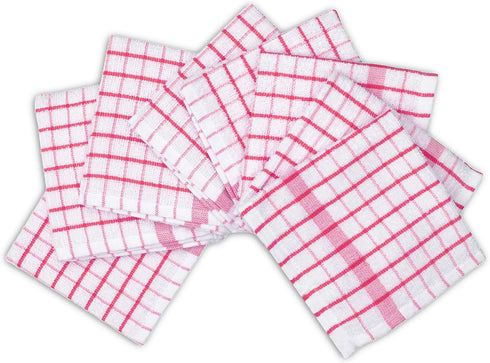 Set 8 12"x12" Inch AMOUR INFINI Kitchen Dish Cloths of - Ultra Soft, Highly Absorbent, Quick-Drying Terry Cotton