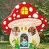 2026 59x59 Inch Mushroom Shaped Photo Prop Selfie Frame Party Decor Large Fabric True North VBS Photo Booth Props