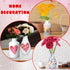 Singhoow 4 Set Mother's Day Paint Your Own Porcelain Paint Vase Art Project White Ceramic Painting Kit for Adults