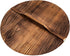 ZhenSanHuan Natural Wooden Wok Lid/Cover, Lightweight Handcrafted Kitchen Accessory, 36cm/14inch
