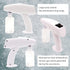 3T GROUP 8.45 OZ Portable Nano Atomizer Sprayer Alcohol Barber Spray Gun,Electric Spray Bottle Gun,Cordless Steam