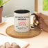 YouNique Designs Homeschool Mom Mug, 11 Ounces Unique Coffee Mug for Mothers Day, Best Mom Ever (Black Handle)