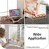 12x4.7x3 pack 2, 12x4.7x3 Inch Sezanrpt Acrylic Shelf Riser of Desktop Rectangular Acrylic Tray Pedestal Stand