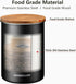 GAIAKALLON 16oz 46 fl.oz Vacuum Coffee Canister, Stainless Steel Airtight Canister for Coffee Beans, Coffee Bean
