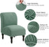 Armless MIFXIN Accent Chair Cover Knitted Stretch Slipper Chair Couch Slipcover Removable Washable Furniture Protector