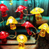 Lights-3D 7ft 20 Dimmer- JASHIKA Mushroom Dcor Fairy String Mushroom Lights USB Plug in or Battery Operated LED
