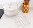2 Pack Steaming Rack, 7 Inch Round Food Grade Stainless Steel Steamer Plate for Cooking, Cooling, Roasting