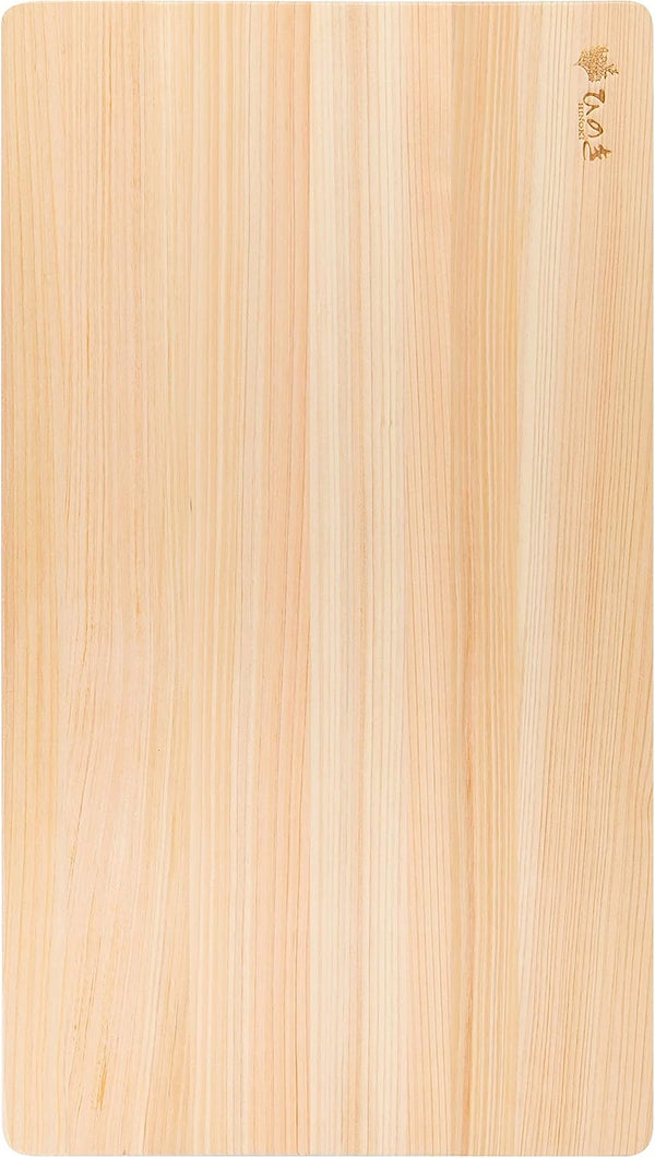 Hinoki Wood Reversible Cutting Board, Slim Small 13.5 x 8.2 x 0.55 Inch