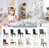 Set 6, Dining Chair Covers, Dining Room Chair Cover of Stretch Kitchen Chair Covers, Detachable Washable Chair Cover