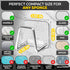 NADOBA Stainless Steel Sponge Holder for Kitchen Sink, Compact & Durable, Easy to Install, Saves Storage Space