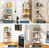 3-Tier Countertop Counter, BOIVSHI Bathroom Organizer, Bathroom Organizers and Storage for Bathroom, Kitchen Corner