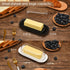 Hekeieon Butter Dish with Clear Lid, Butter Keeper, Easy Scoop,Butter Container Holds for East/West Coast Butter