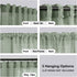 2 84 Inches Pocket,52x84 KOUFALL Panels Boho Curtains Long for Living Room Bedroom Sage Green Decor Pom Pom Design