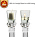 Ner Mitzvah 3 Hour Neironim Candles, 24 Count Shabbat and Votive Wax Candle