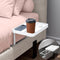 KIWIFOTOS Raised Bedside Shelf for Bed Tray Table Under Mattress for Box