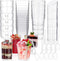 Nuenen 400 Pcs Mini Dessert Cups with Spoons Clear Plastic Small Yogurt