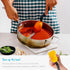 Dreamfarm Supoon Non-Stick Spoon - Sit-Up Silicone Scraping, Serving, Cooking, 11" Yellow
