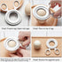 Boao 2 Pieces Stainless Steel Egg Topper Cutter for Boiled Egg Shell Scissors Opener Kitchen Tool
