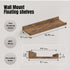 3 Set 16 inches RICHER HOUSE Floating Shelves for Wall Decor, Wall Mounted Book Shelf, Nursery Shelves Picture Ledge