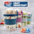 4 Pcs Yogurt Parfait Cups Breakfast On The Go Reusable Plastic Containers With Lids And Spoons Take And Go Yogurt Cup